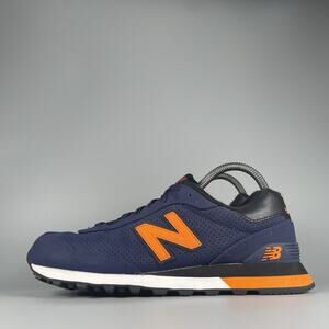 New Balance 515 Mens 7.5 D Navy Blue Orange Casual Sneaker Running Shoe Comfort